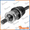 Demi-Arbre de Transmission MTM arrière gauche pour MITSUBISHI | NPW-MS-096